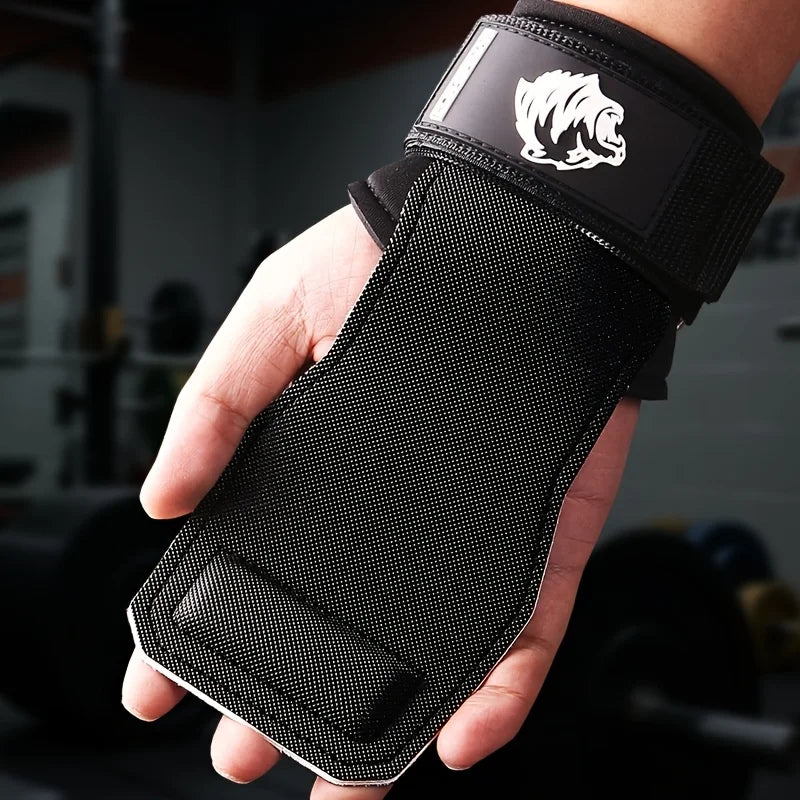 Weight Lifting Wrist Straps for Max Grip Support, PVC Lifting Strap for Weightlifting, Gym Grips Hook for Deadlifts, Heavy Shrug