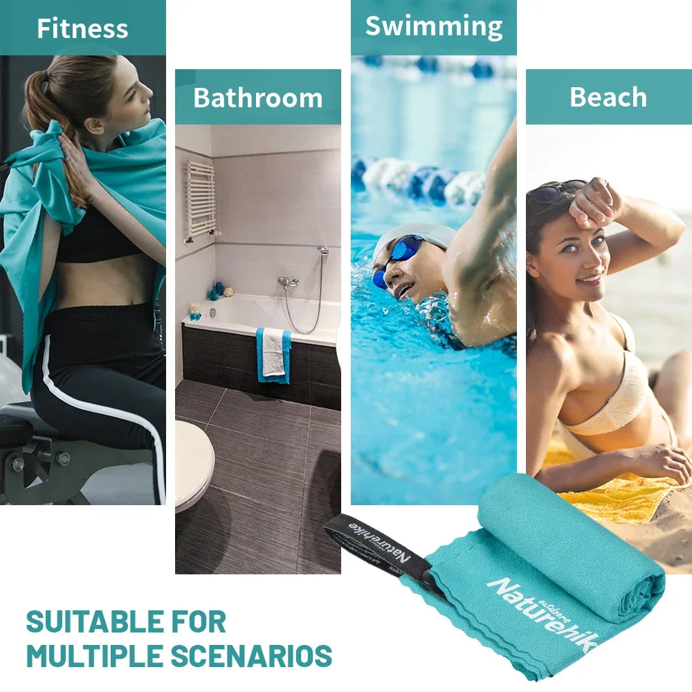 Naturehike MJ01 Microfiber Towel Quick Dry Swimming Towels Beach Towel Workout Gear for Body Swear Travel Gym Sports Bath Towel