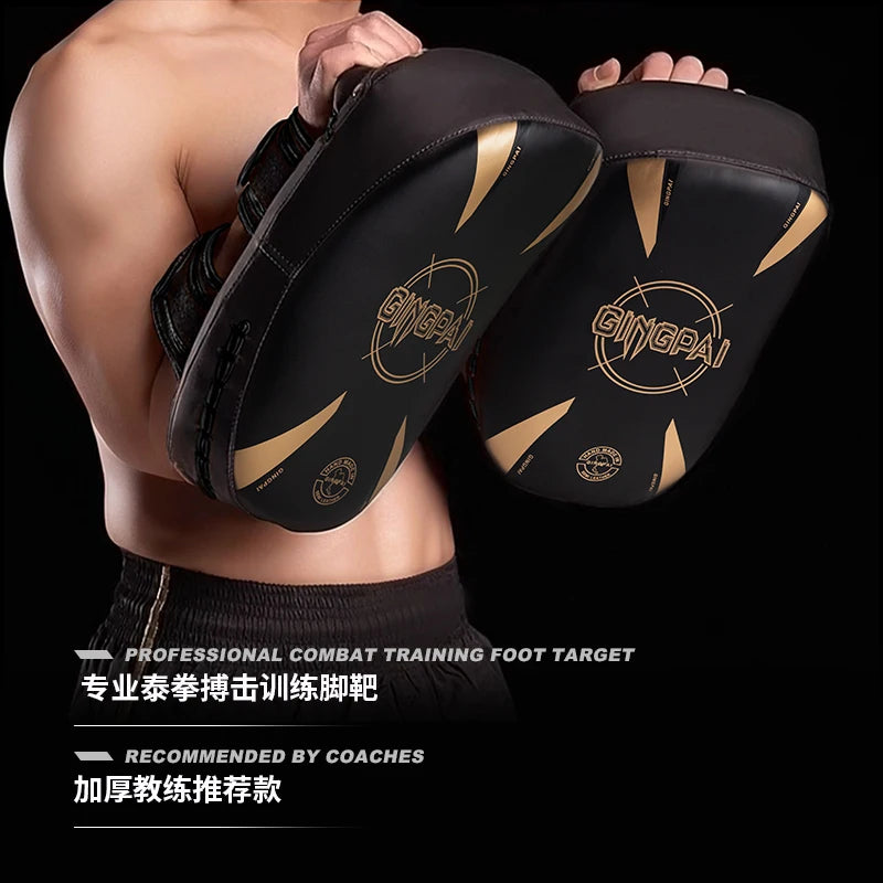 Muay Thai Professional MMA Foot Target Heavy Fist Fighting Boxing Pads Kick Target Arc Hand Target Taekwondo Training Equipment