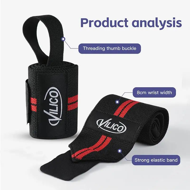 Men's and women's wristbands, wrist support straps, super strong weightlifting wristbands, bandages, fitness gym training