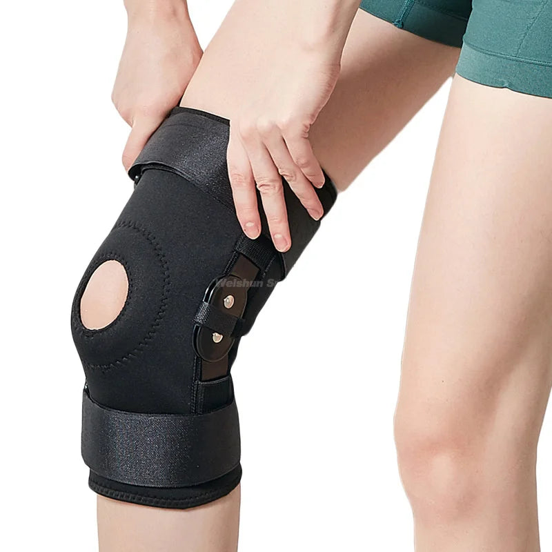 Hinged Knee Brace Orthopedic Meniscus Knee Pad With Side Stabilizers Arthritis Patella Protector Sports Kneepad Joint Pain, ACL