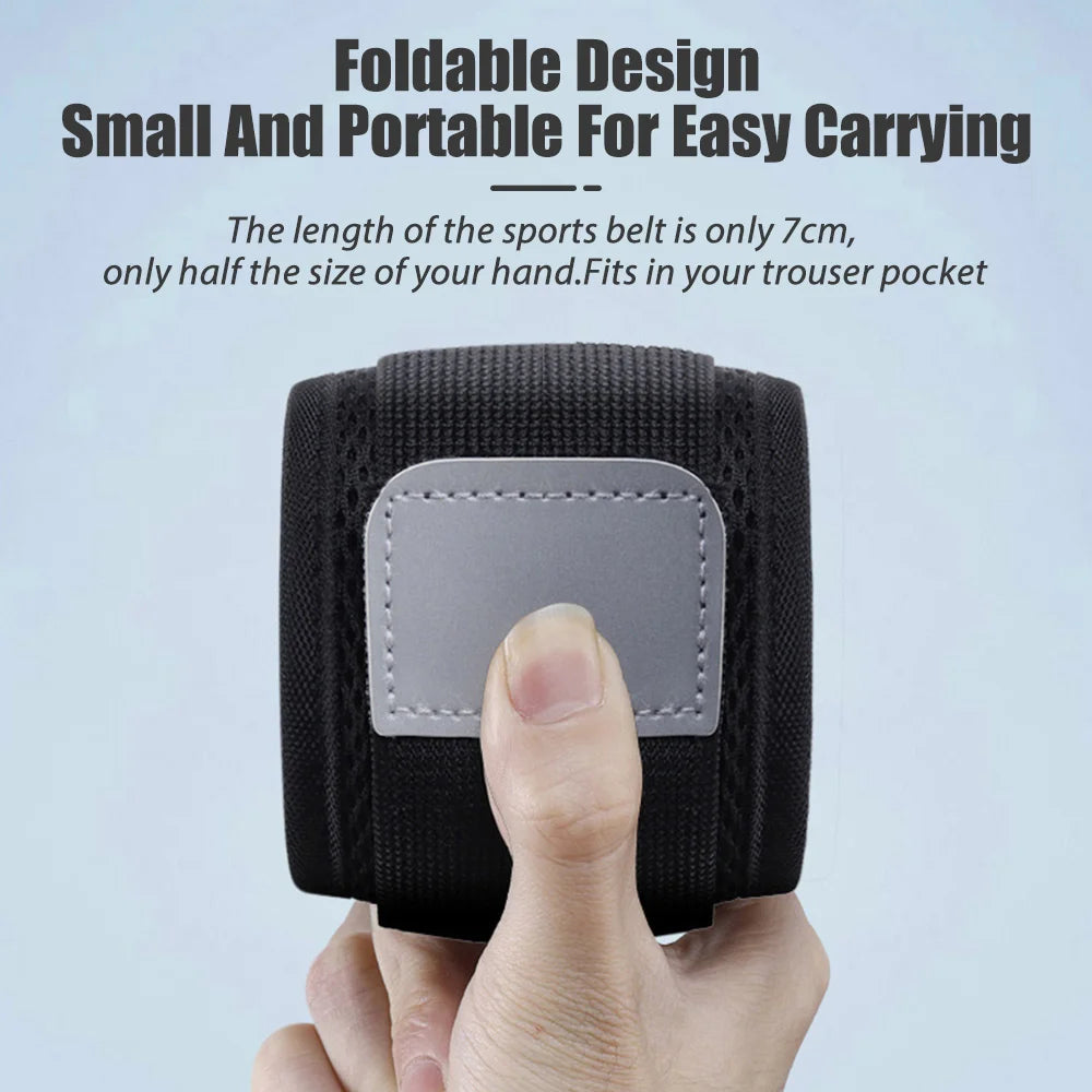 NEWBOLER Running Waist Bag Men Women Invisible Trail Running Belt Hydration Waist Pack Phone Holder Gym Fitness Marathon