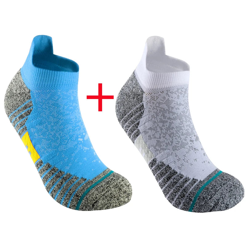2 Pairs Bike Socks Men Nurse Compression Cycling For Women Mtb Guard Socks Stockings Sport Grip Barre Socks Invisible socks