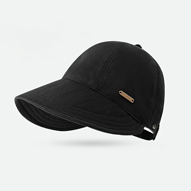 2026 New Women Thin Sun Hat, UV Protection Large Head Size Baseball Cap Breathable Outdoor Visor Cap