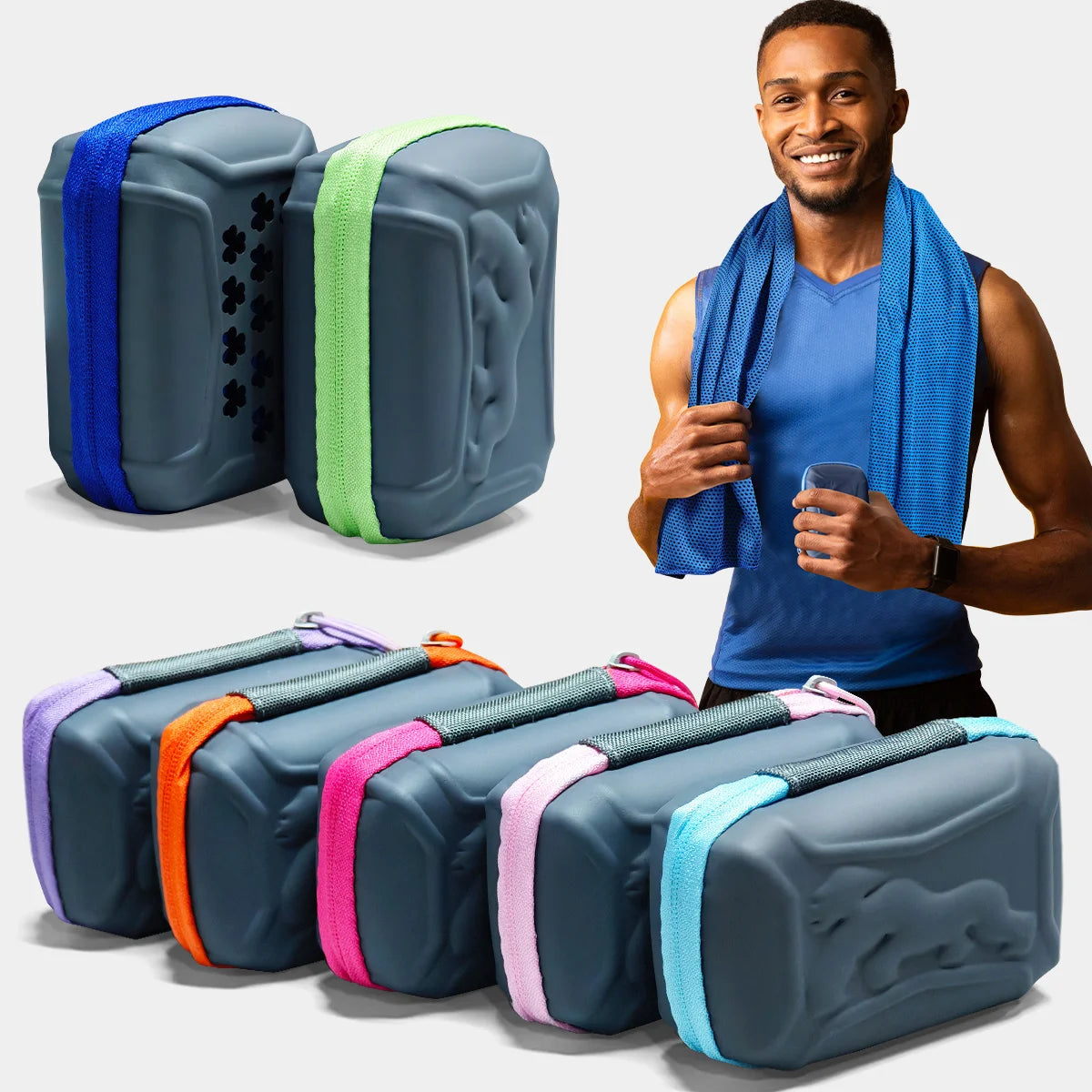 Cooling Towels Cooling Neck Wraps Ice Towel Soft Breathable Microfiber Towel Fitness Workout & More Activities for Gym & Sports