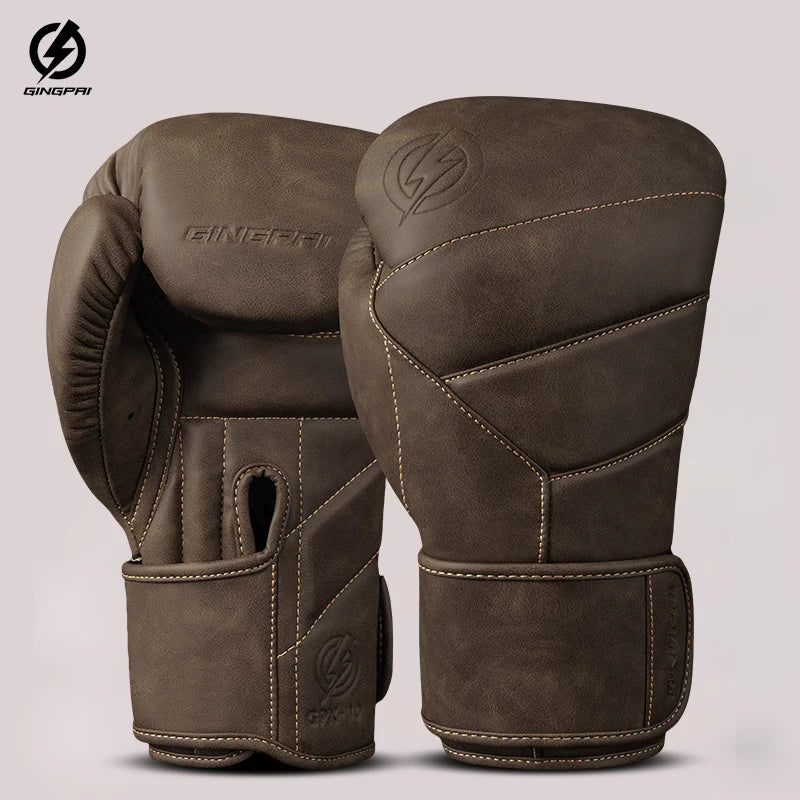 High Quality 8/10/12/14oz Boxing Gloves Adult Men's Sanda Combat Punching Bag Training Women's Thick Breathable Muay Thai Combat