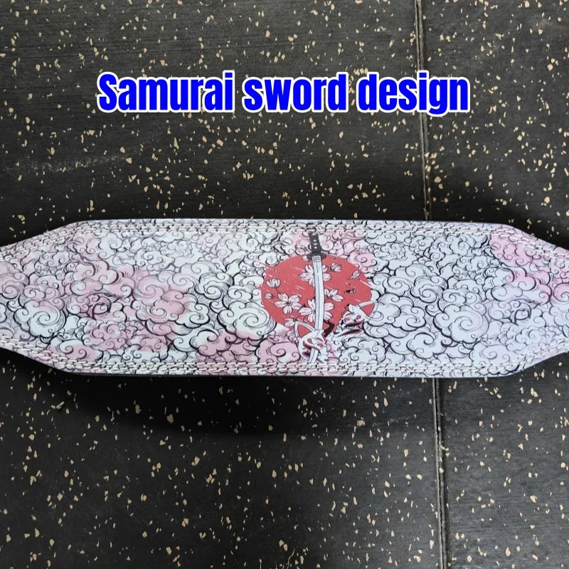 Fitness Weightlifting belt Samurai Sword Style Gym Weight Lifting Belt for Men & Women Workout Powerlifting Belt for Deadlift