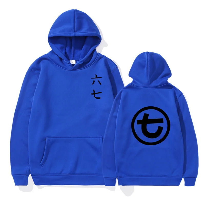 Japanese Anime Sweatshirt Scissor Seven Symbols Killer Seven Hoodie Streetwear Hooded Sweatshirts Casual Hoodies Men Clothing