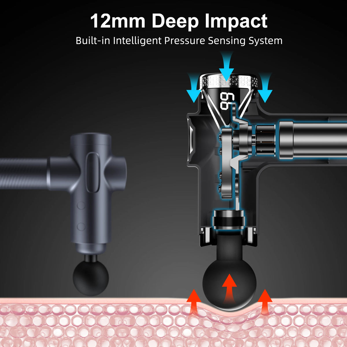 Professional Muscle Massage Gun for Neck and Back Massage Instrument Fitness Equipment Male Female Best Gift