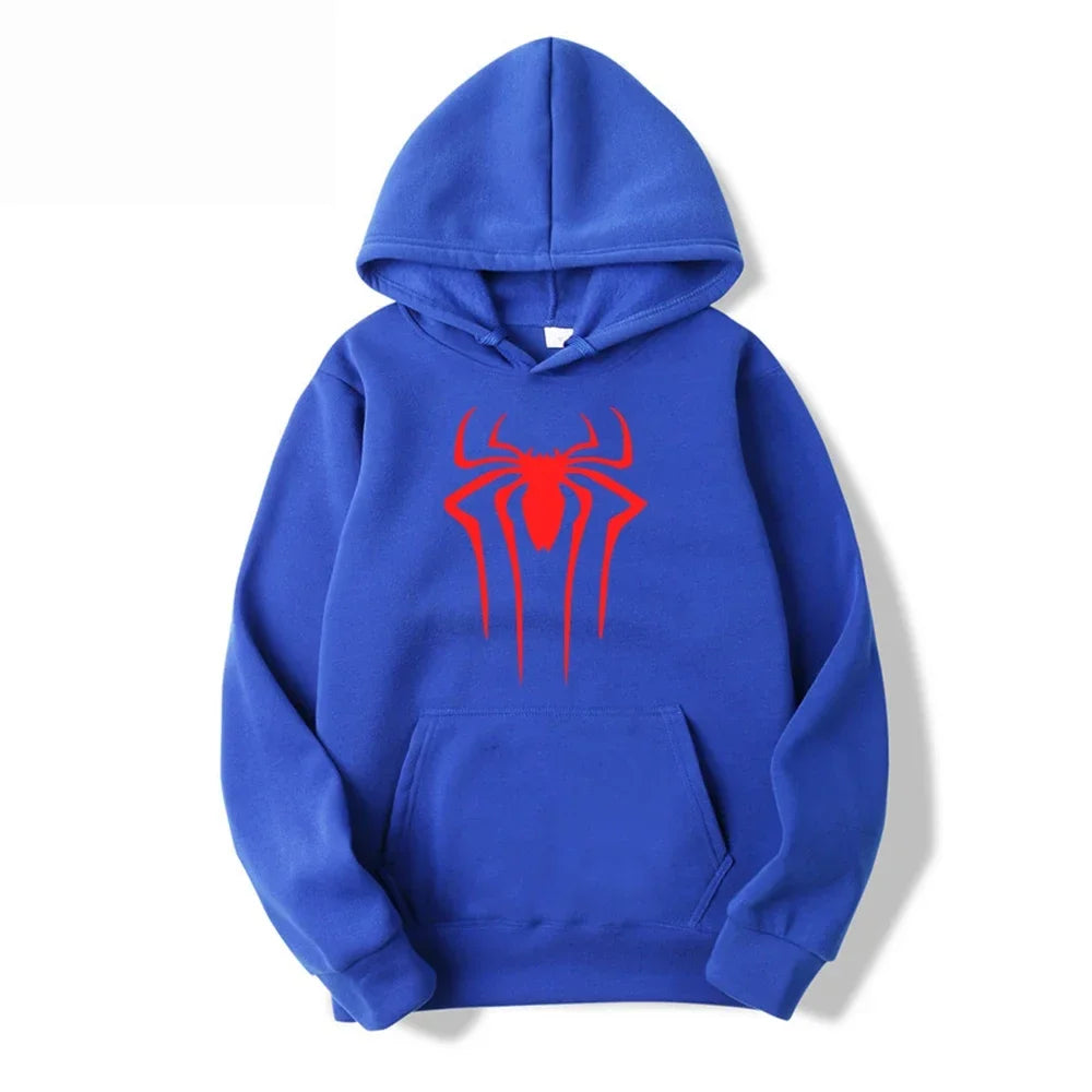Latest Fashion Men's and Women's Hoodies, Casual Hoodies, Unisex, Trendy Printed Spider Pattern Hoodies