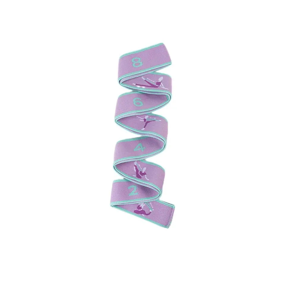 Multi-functional Yoga Stretching Belt Adult Latin Fitness Exercise Fitness Tension Belt Auxiliary Stretching Pull Strap Pilates