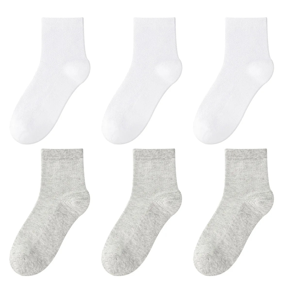 Children's Pure Cotton Mesh Boneless Summer Thin Ankle Socks OEKO-TEX Certified Safe for Kids Boys and Girls for School and Home