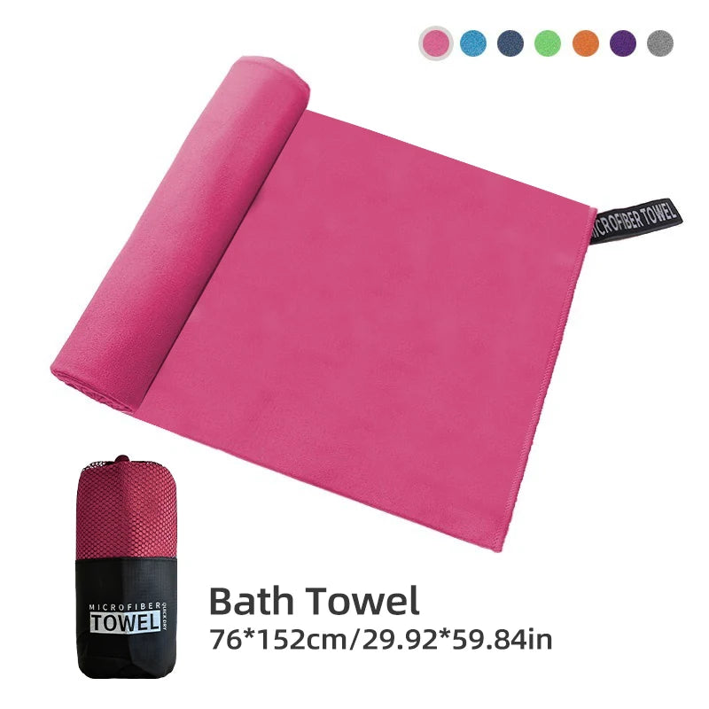 Microfiber Quick Dry Gym Towel Silver ION OdorFree Absorbent Fiber Fast Drying Workout Gear for Body Sweat Working Out Towels