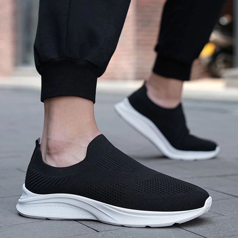 Men Sneakers Shoes For Men Lightweight Loafers Comfortable Mesh Breathable Casual Shoes Outdoor Walking Gym Shoes Size 39-46