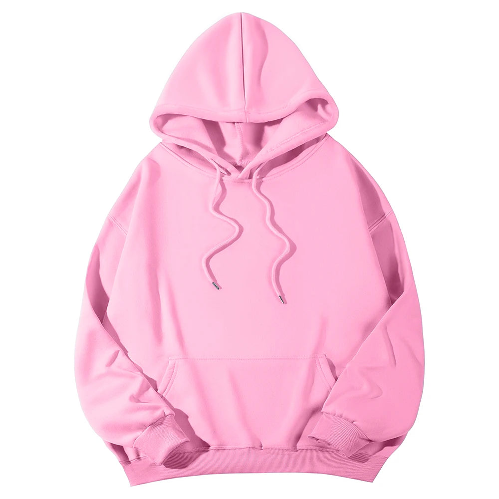 New Fashion Men's Women's Hoodies Spring Autumn Winter Casual Hoodies Sweatshirts Men Tops Solid Color Hoodie Sweatshirt Male
