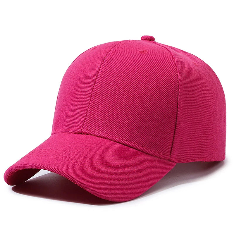 1Pc Women Men Hip Hop Cap Street Dad Hat Unisex Cap Casual Plain Baseball Cap Adjustable Snapback Hats Adult Baseball Cap