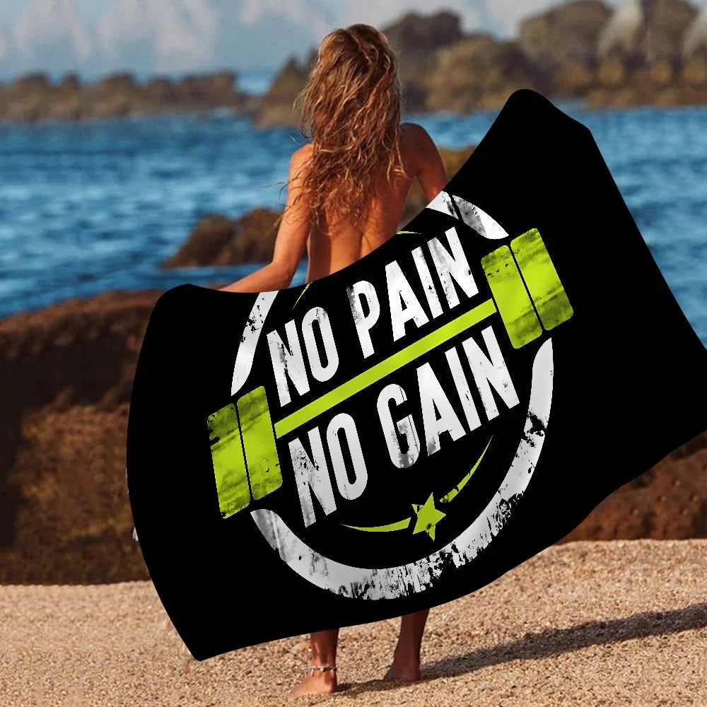 Powerhouse Gym Towel Microfiber Beach Towel Absorbent Quick dry Soft Yoga Swimming Resort Mountain Climbing Towel