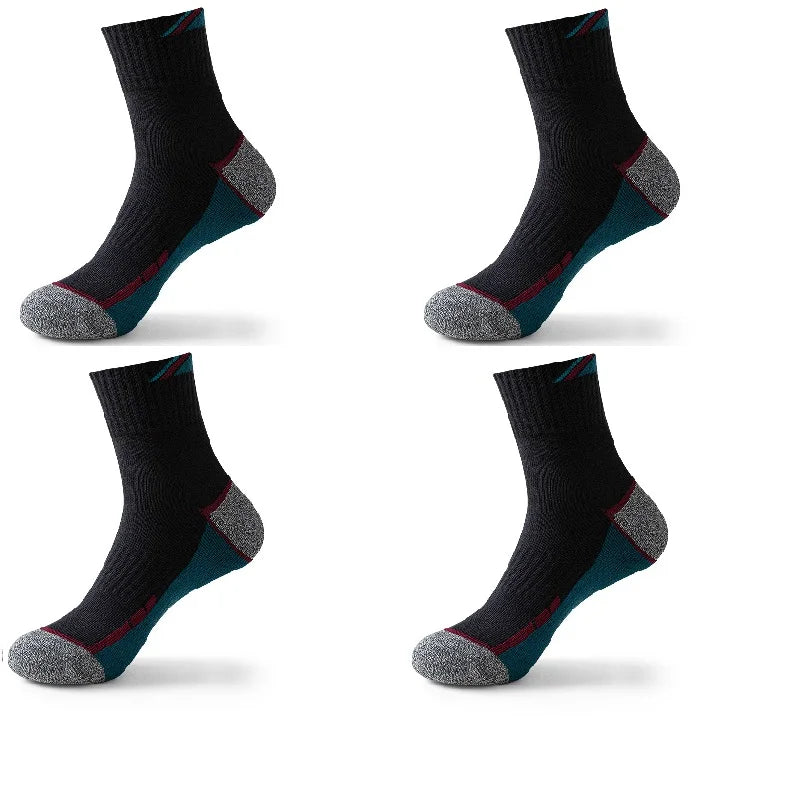 Professional Tennis Cotton Socks Towel Bottom Sports Color Matching Elite Men's Tube Business Running Basketball Socks Thickened