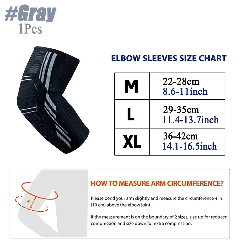 JUUMMP Sports Elbow Brace Compression Support Sleeve for Tendonitis, Tennis Elbow, Golf Elbow Treatment, Reduce Joint Pain