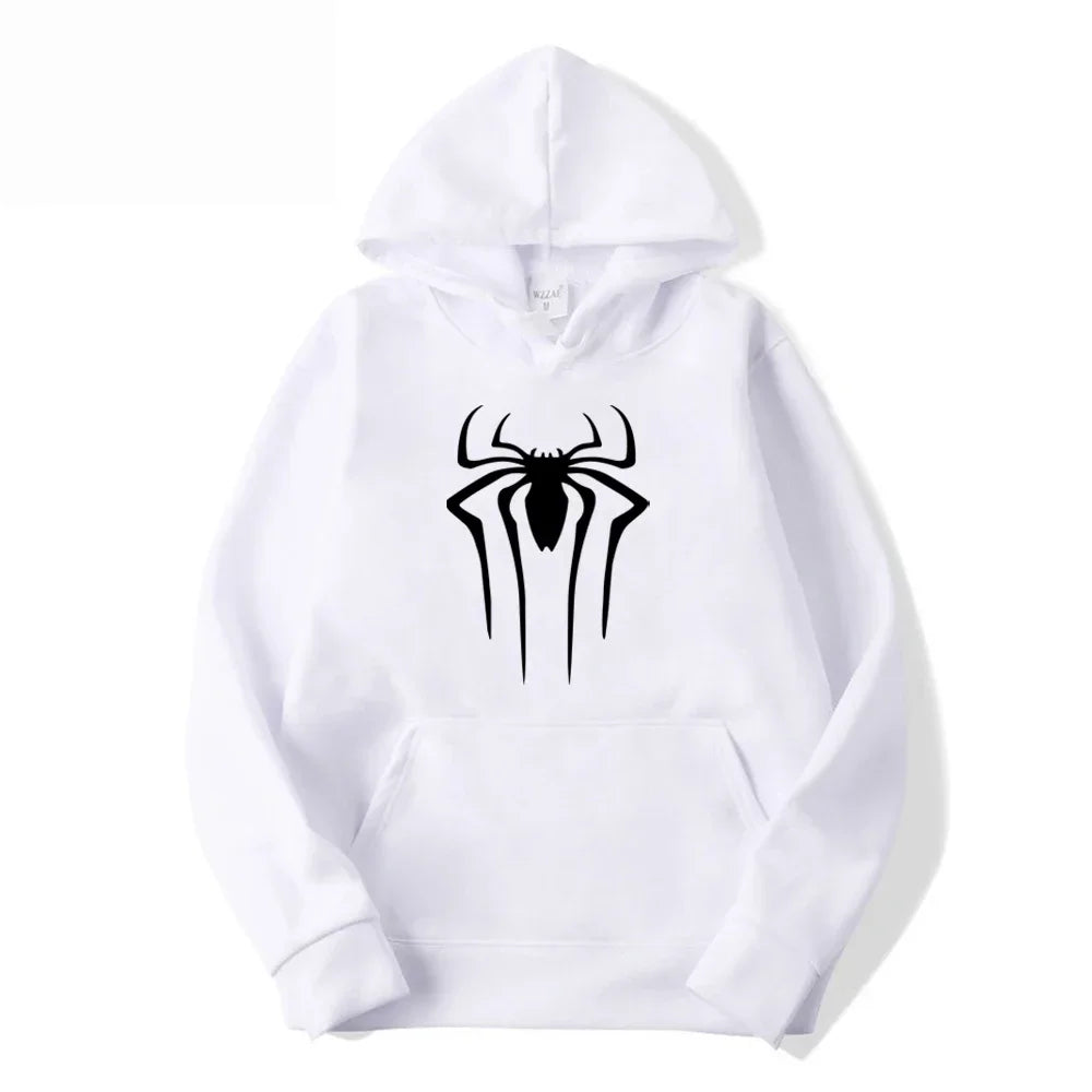 Latest Fashion Men's and Women's Hoodies, Casual Hoodies, Unisex, Trendy Printed Spider Pattern Hoodies