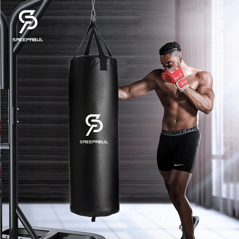 Heavy Punching Kicking Bag for Adults Boxing MMA Kickboxing Training Equipment for Home Gym Martial Sandbag Shell Only 40/46in