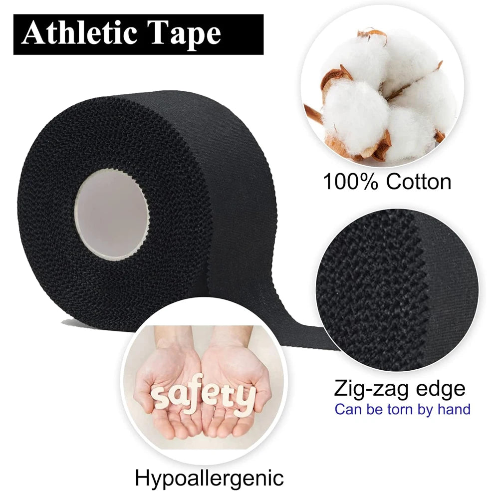 2/3Rolls Athletic Tapes, Sports Tapes,Very Strong No Sticky Residue Wrist Ankle Tape for Gymnastics Boxing Lacrosse Climbing