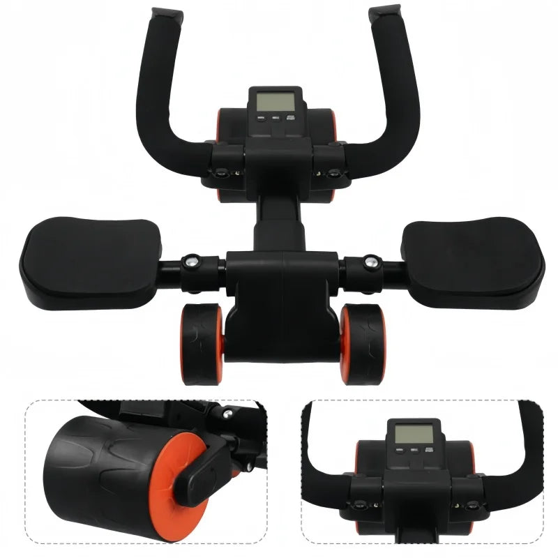 Adjustable Abs Training Roller Multifunctional Home Plank Support Abdominal Fitness Wheel For Home Gym