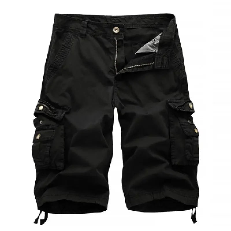 Cotton Cargo Shorts Men Summer Men Army Military Tactical Homme Shorts Male Casual Streetwear Multi-Pocket Cargo Shorts