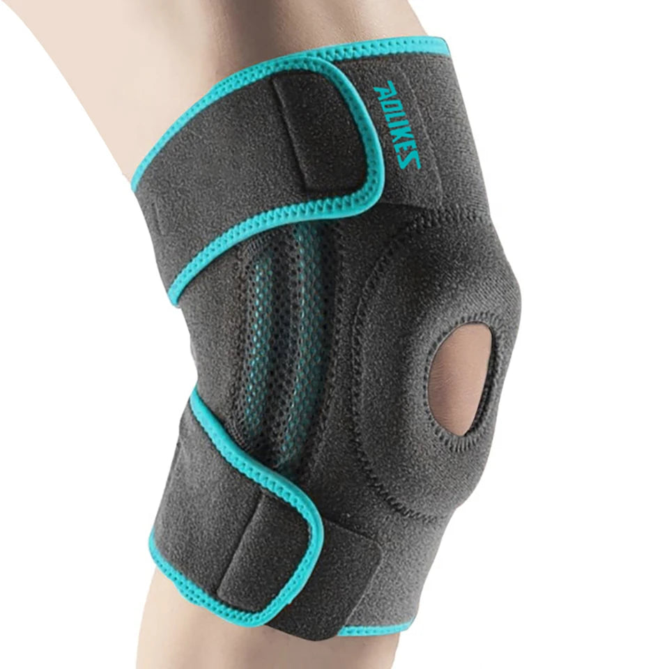 AOLIKES 1PCS Knee Brace with Side Stabilizers & Patella Gel Pads for Maximum Knee Pain Support and Fast Recovery for Men Women