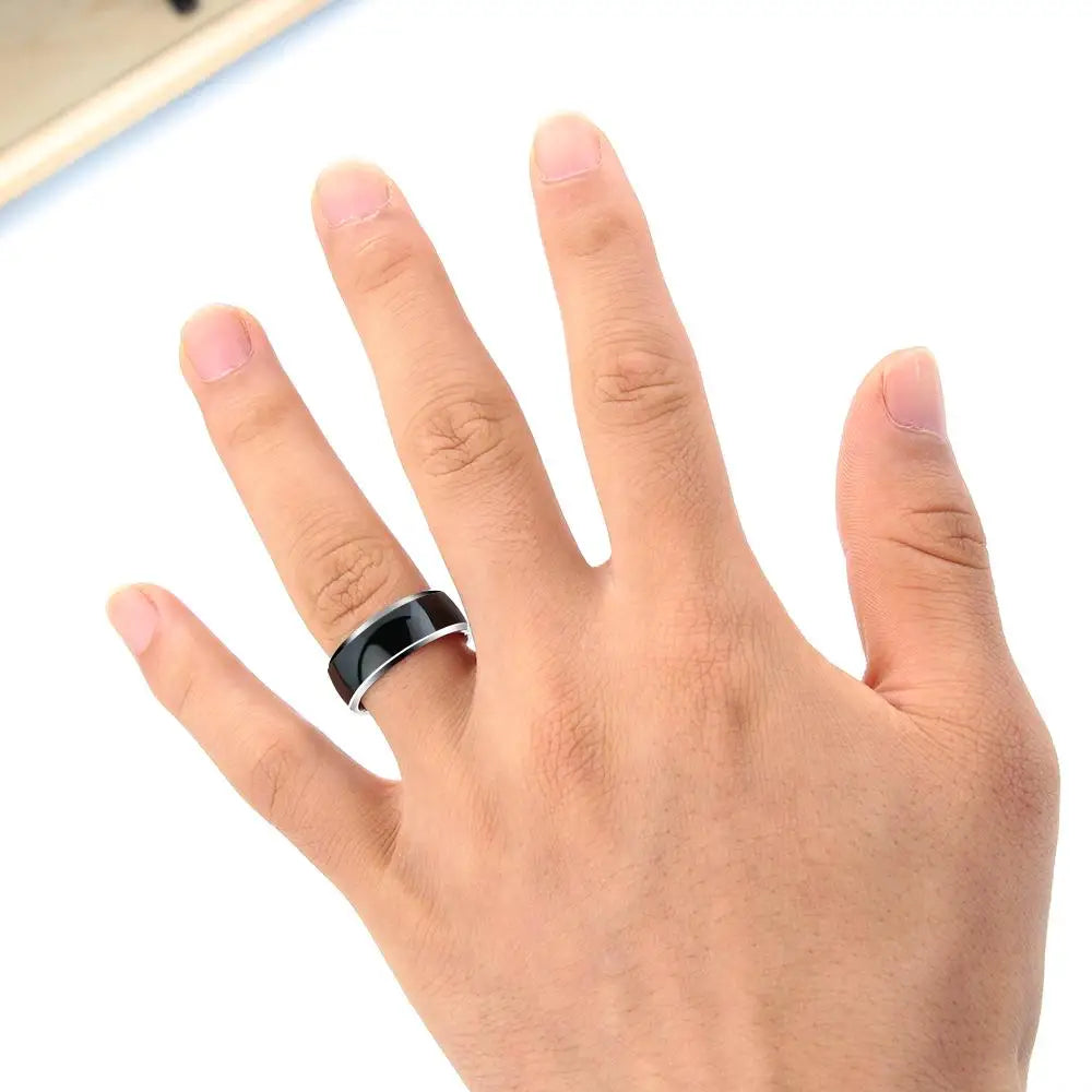 Fashion Technology Android Phone Equipment Smart Intelligent NFC Finger Ring Wearable Connect