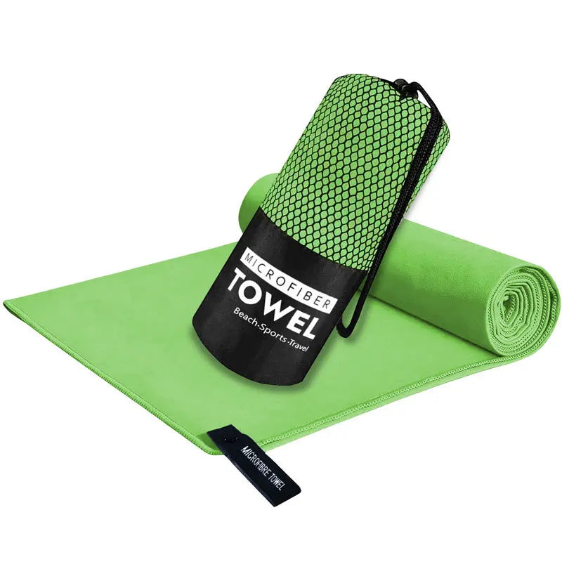 Sandproof Microfiber Fast-Drying Towel Lightweight Portable Swim Yoga Gym Beach Travel Sports Essentials
