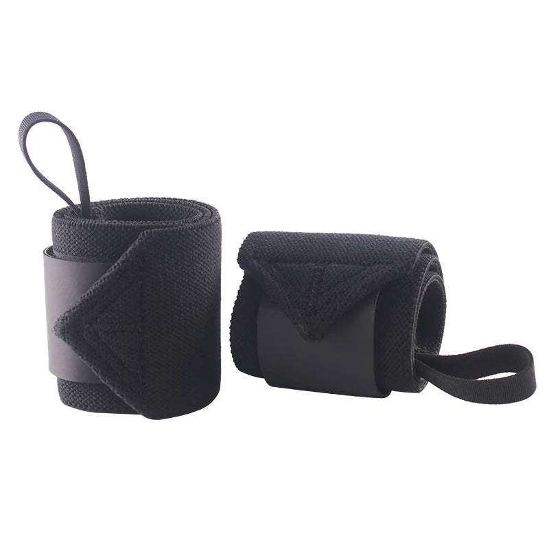 Black Soft Wrist Wrap for Weight Lifting,Wrist Support for Powerlifting,Wrist Straps,Gym Cross Training,Sports Safety