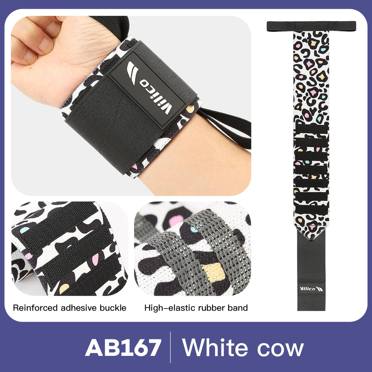Weight Lifting Wristband Elastic Breathable Wrist Wraps Bandage Gym Fitness Weightlifting Powerlifting Wrist Brace Support Strap