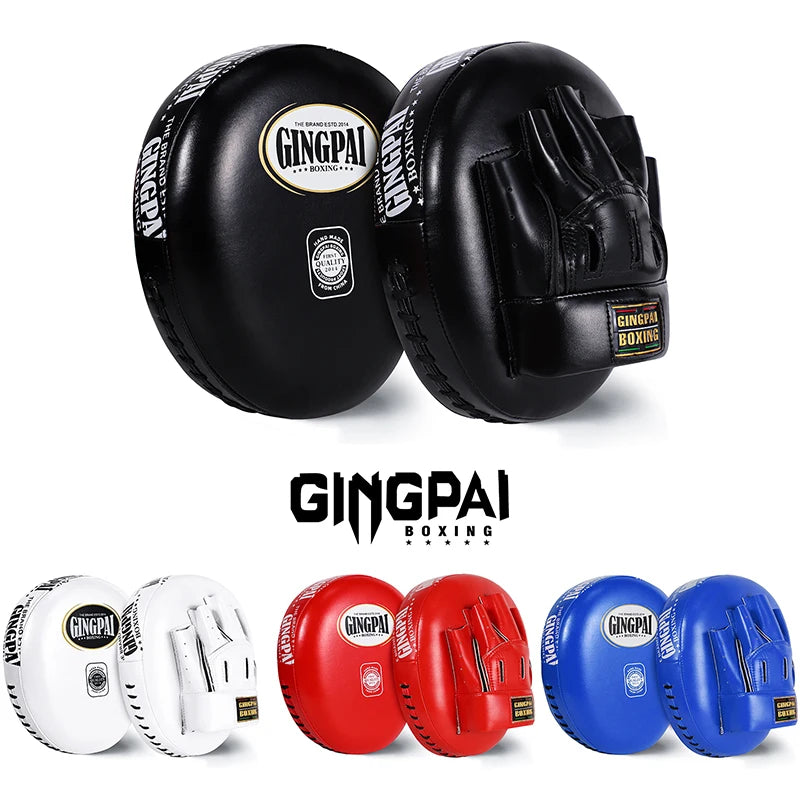 1 PC Thickened Microfiber Leather Muay Thai Hand Target Boxing Speed Target MMA Sanda Boxing Target Focus Training Taekwondo Pad