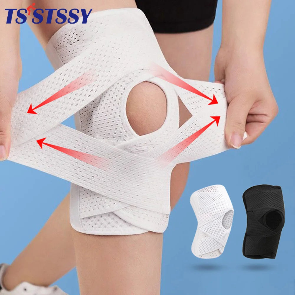 1Pcs Compression Knee Brace Women Men Meniscus Tear Patellar Tendon Support Strap for Knee Pain Support & Fast Injury Recovery