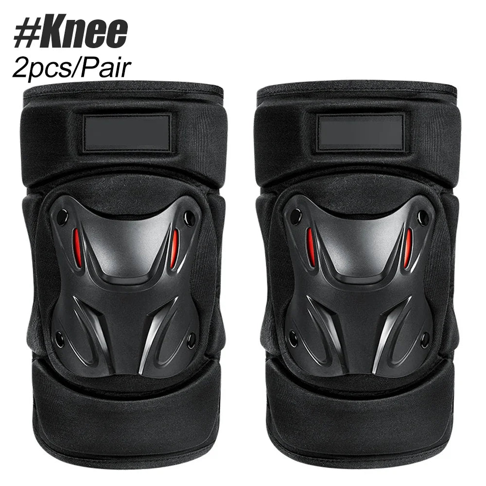 1Pair Motorcycle Riding Knee Pads,Motorcycle Protective Gear Knee Guards, Off-road, Motorcycle Riding Elbow Pads, Outdoor Sports