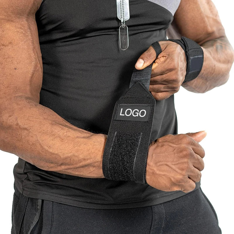 Professional Stiff Wrist Wraps 2 Sizes Fitness Weight Lifting Wrist Wraps Powerlifting Strength Training Support Sports Safety