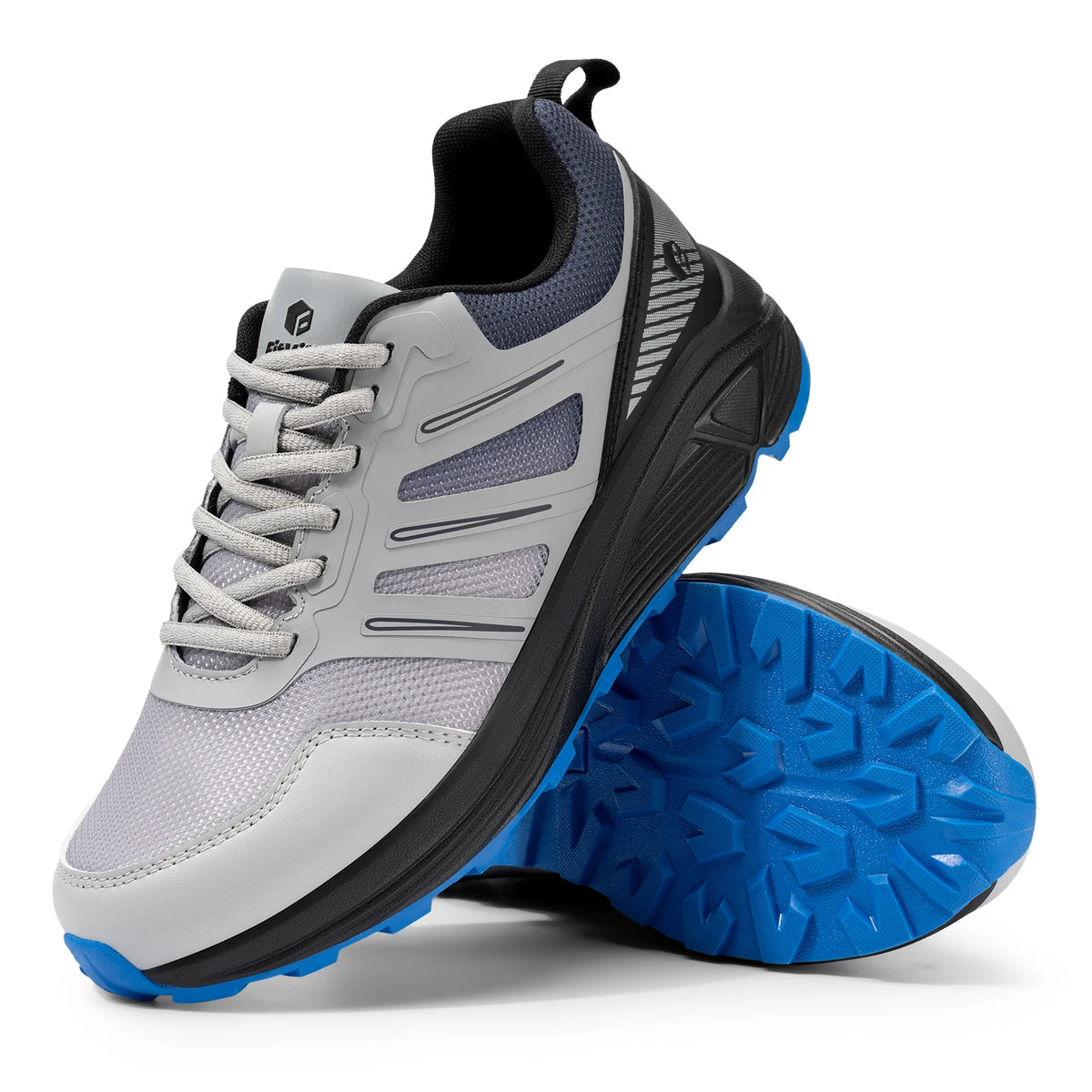 FitVille Men's Trail Running Shoes Extra Wide Toe Sports Sneakers Lightweight Workout Gym Cross Training Shoes for Men Non-slip