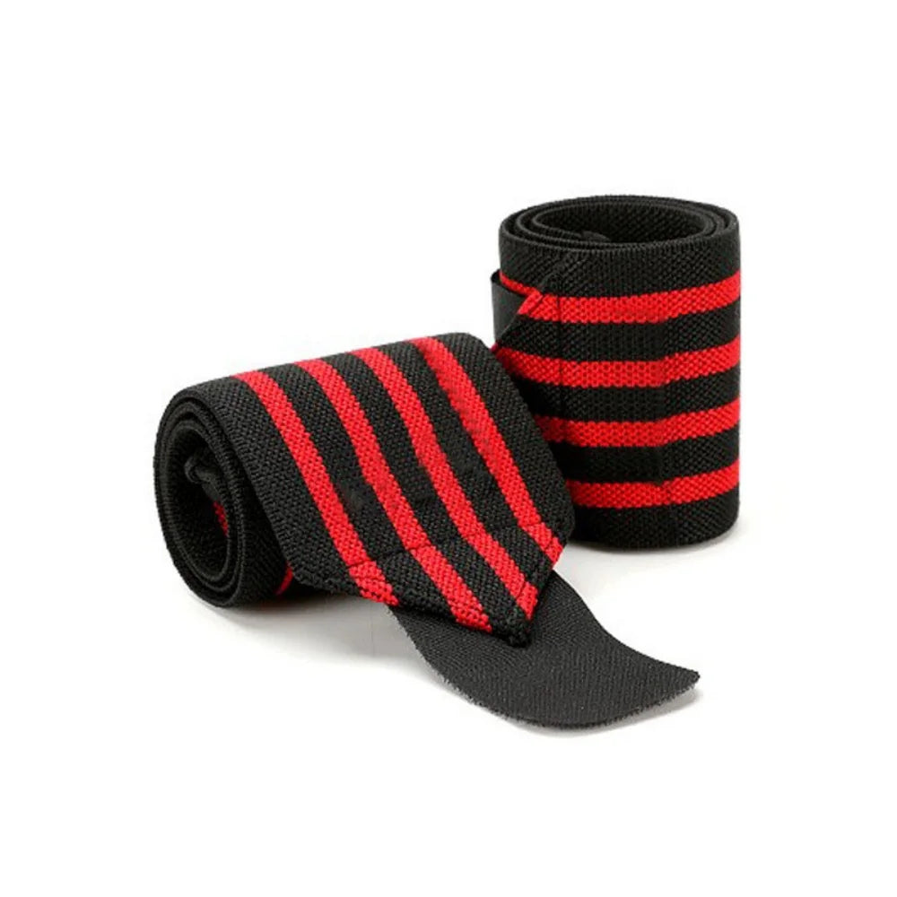 2PCS Wrist Wraps for Weight Lifting, Wristband Support Brace Straps, Protective Bandage for Gym Fitness, Extra Strength Gear