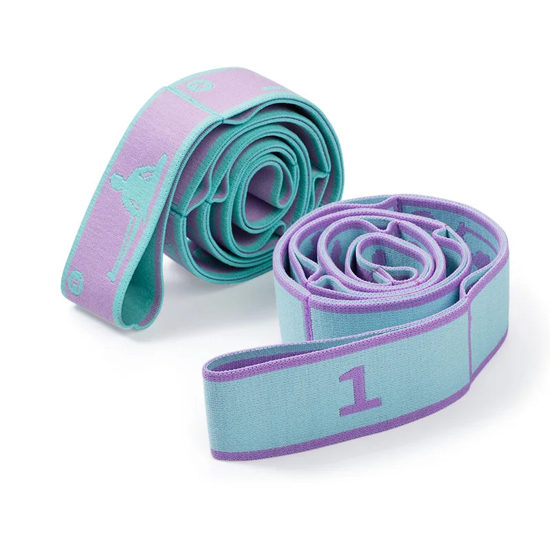 8/9 Loops Children Upgrade Pattern Guide Digital Resistance Elastic Band for Dance, Gymnastics, Ballet rubber band for training