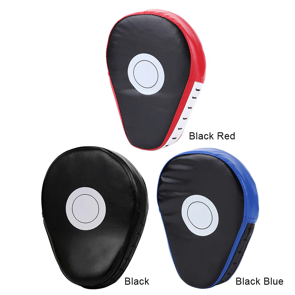 Curved Boxing Hand Target PU Leather Curved Punching Mitts Breathable Boxing Mitts Kickboxing Pads for Martial Arts Training