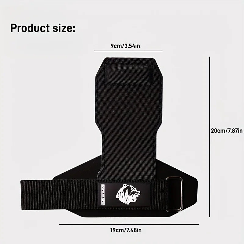 Weight Lifting Wrist Straps for Max Grip Support, PVC Lifting Strap for Weightlifting, Gym Grips Hook for Deadlifts, Heavy Shrug