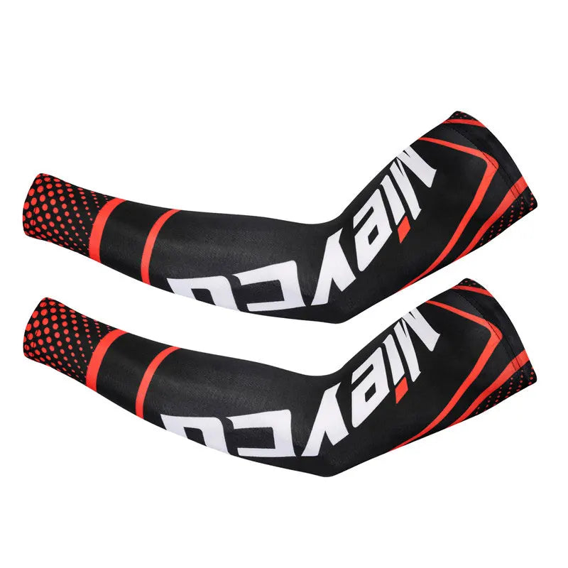 Mieyco Cycling Arm Sleeve Breathable Quick Dry UV Protection Running Ice Fabric Arm Sleeves Fitness Basketball Sunscreen Bands