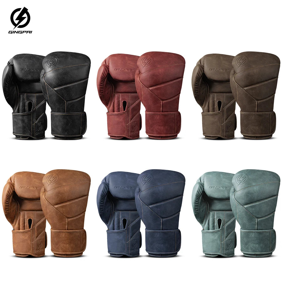 High Quality 8/10/12/14oz Boxing Gloves Adult Men's Sanda Combat Punching Bag Training Women's Thick Breathable Muay Thai Combat