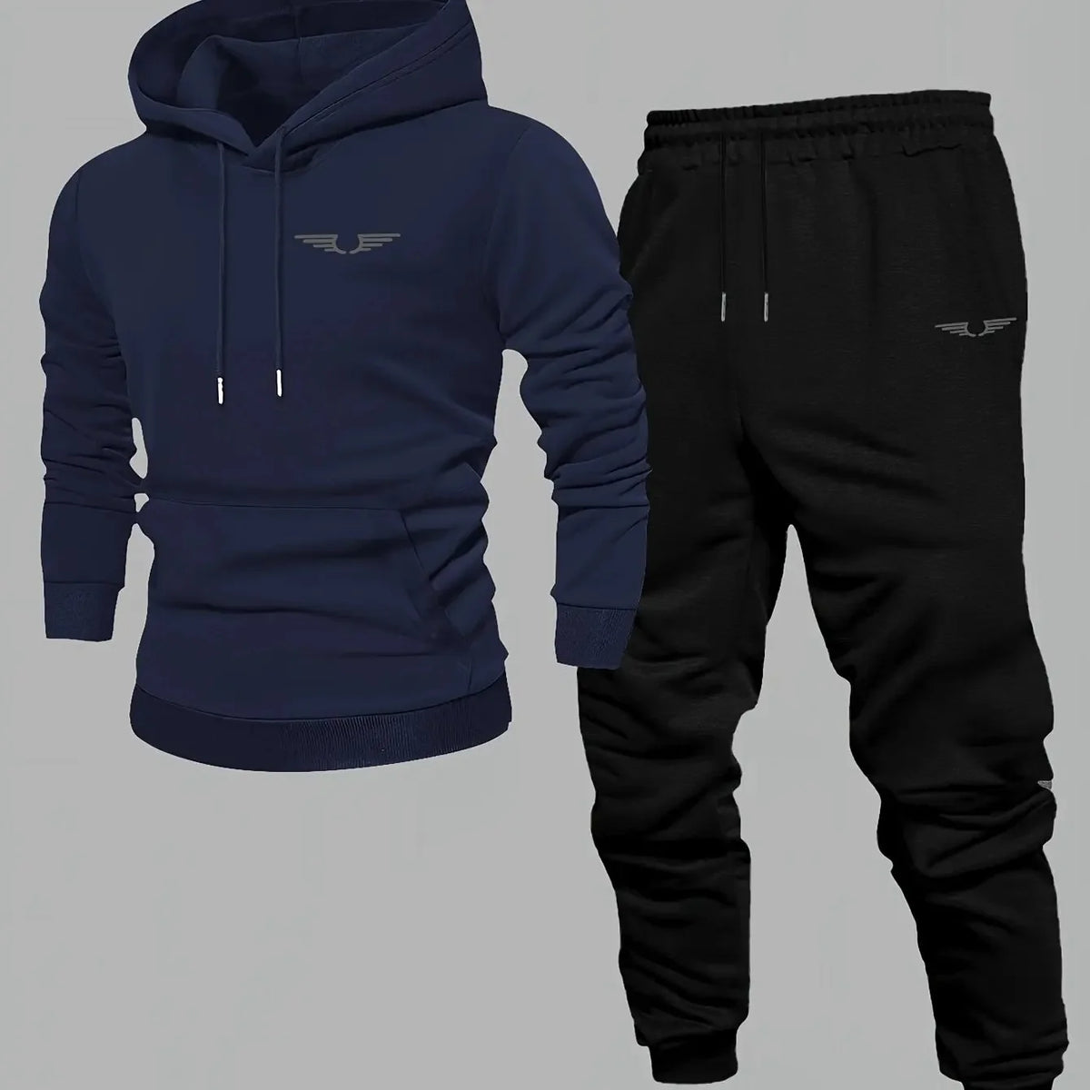 Trendy Printed Men's and Women's Hoodies and Jogging Pants, Fashionable Street Style, Outdoor Fitness and Leisure