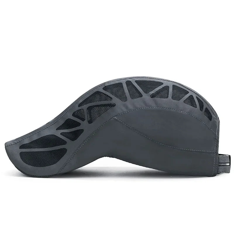 Summer New Sport Alphabet Forward Hat Men's Breathable Mesh Shade Quick Dry Hat Outdoor Sunscreen Cap