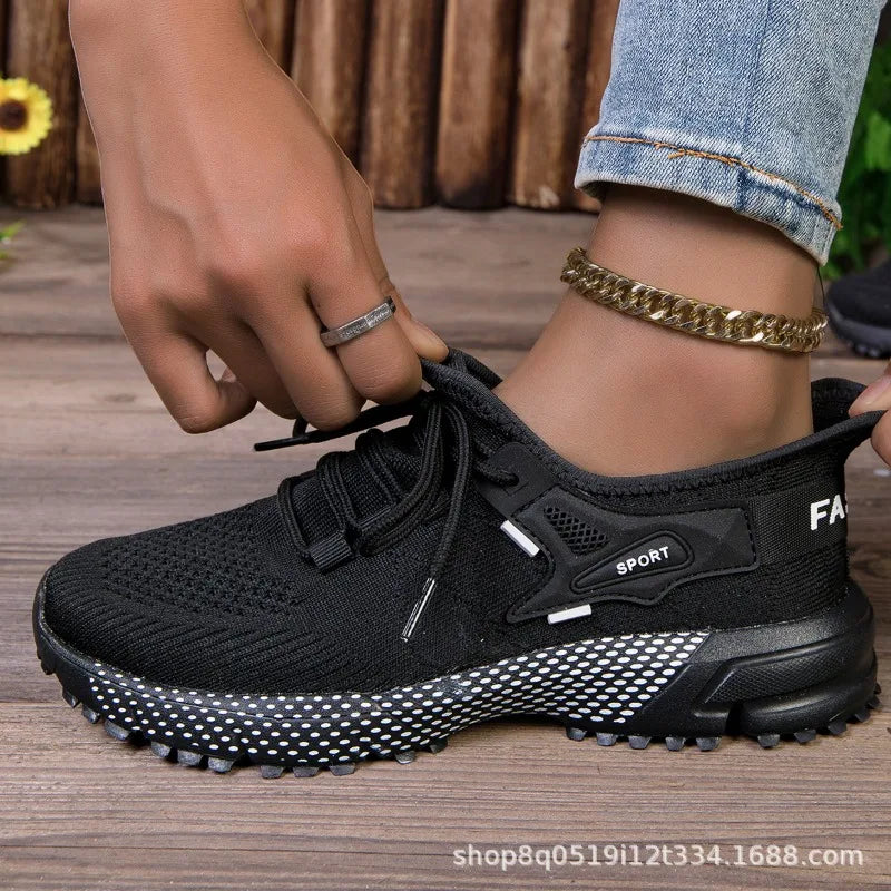 Men Sneakers Summer Mesh Breathable Platform Sneakers High Quality Running Shoes Casual Trendy Shoes for Couples Tenis Femininio