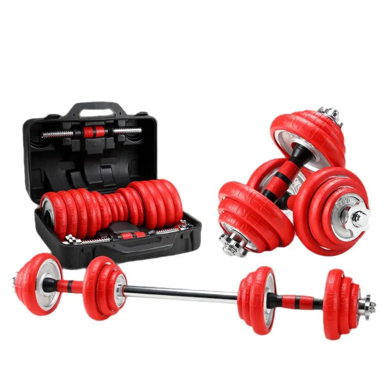 Gift Box Dumbbell Set 20/30/50kg Solid Steel Dumbbell Multi-functional Combo Set for Home Gym Strength Training