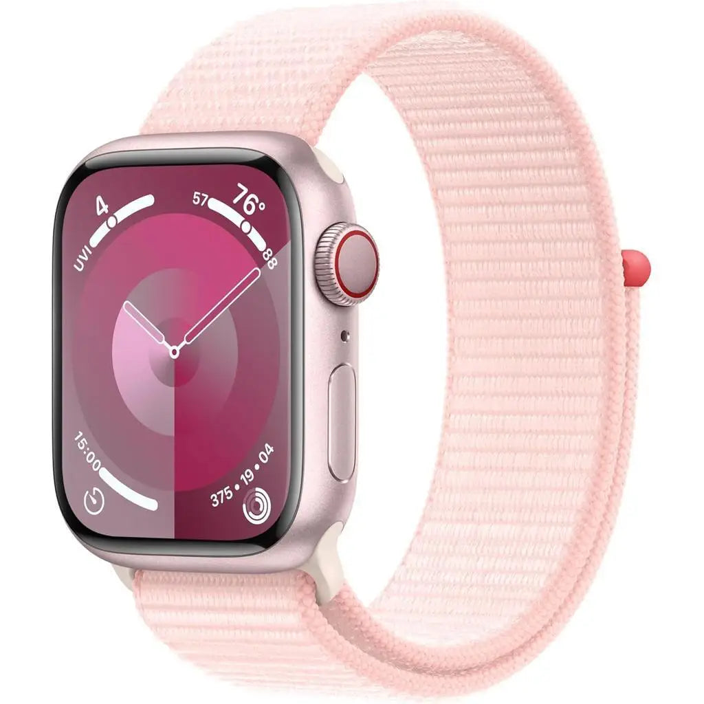 Apple / Watch Series 9 45mm / A2984 / Pink Aluminum /Unlocked/ Grade 1-4 Good Condition Genuine Refurbished Unlocked, Includes Charging Cable