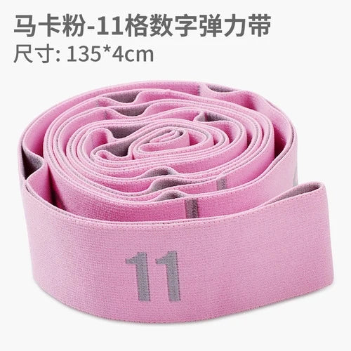 Yoga Stretching Strap, Stretch Band with 8 Loops, Yoga Strap, Shoulder Saver for Beginners for Effective Stretching, Yoga Traini